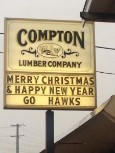 Seattle Lumber Yard Supporting WindsorONE and the Seahawks!